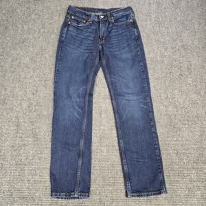 Levi's 514 Straight Leg Jeans Mens Tag 30x32 Measures 29x31 Dark Wash Stretch